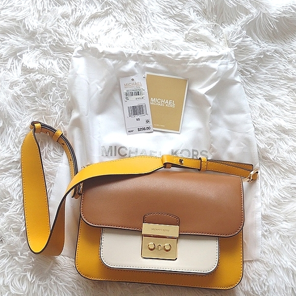 Michael Kors Sloan Editor Color Block Leather bag - Picture 10 of 12